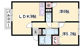 ソレジオ山手  ｜ 兵庫県赤穂市山手町（賃貸アパート2LDK・1階・59.10㎡） その2