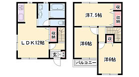 カルム田園  ｜ 兵庫県宍粟市山崎町須賀沢（賃貸アパート3LDK・1階・74.52㎡） その1