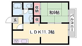 パルボナール  ｜ 兵庫県姫路市白浜町寺家1丁目（賃貸アパート1LDK・2階・40.92㎡） その2