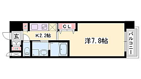 RUTS　総社本町  ｜ 兵庫県姫路市総社本町（賃貸マンション1K・5階・27.19㎡） その2