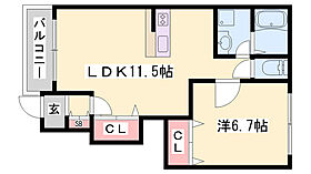 メゾンハピネス  ｜ 兵庫県姫路市飾磨区中島1丁目（賃貸アパート1LDK・1階・44.95㎡） その2