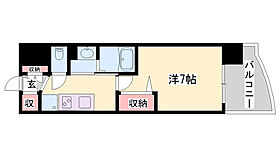 Luxe姫路  ｜ 兵庫県姫路市朝日町（賃貸マンション1K・2階・23.00㎡） その2