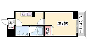 MK FORT  ｜ 兵庫県姫路市十二所前町（賃貸マンション1K・3階・26.65㎡） その2