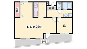 ラブリー姫路手柄山  ｜ 兵庫県姫路市中地（賃貸マンション1LDK・1階・53.94㎡） その2