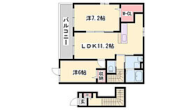 ＰｒｉｍａＳｔｅｌｌａII  ｜ 兵庫県相生市緑ヶ丘2丁目（賃貸アパート2LDK・2階・59.13㎡） その2