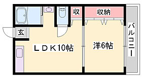 長田コーポ  ｜ 兵庫県姫路市広峰2丁目（賃貸マンション1LDK・2階・33.00㎡） その2