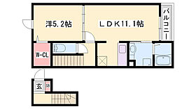 エストソーレII  ｜ 兵庫県姫路市北条梅原町（賃貸アパート1LDK・2階・43.47㎡） その2