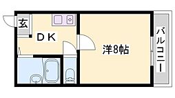 間取図画像 1DK