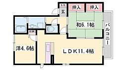 サンハイツ加古川II 2階