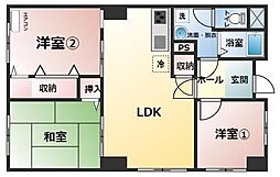 間取図画像 3LDK