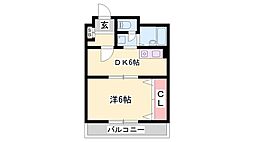 間取図画像 1DK