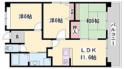 サニーリバー 3階/-