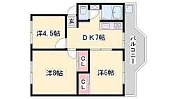 間取図画像 3DK