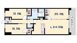 間取図画像 2SLDK