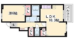間取図画像 1LDK