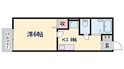 間取図画像 1K