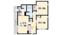 ロンド・ヴィル・ウエスト 1階/-