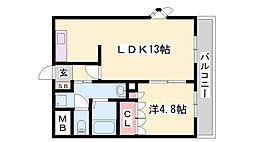 LEGACYGARDEN参番館 2階/-