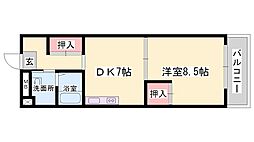 間取図画像 1DK