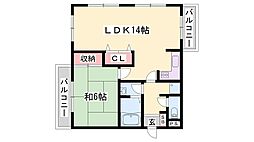 パンドール加古川 6階/-