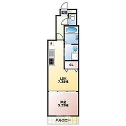 Avanpi 1LDKの間取図画像