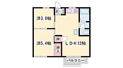 タウニィ山崎 2階