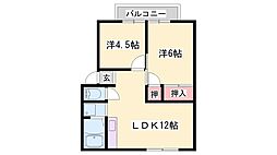 ラトゥール広畑 2階/-