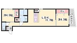 ブロンテ東加古川 1階