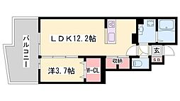 アルレーヌ恵比須 1階/-