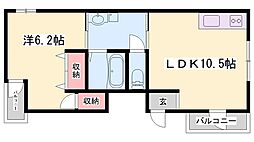 プランドール姫路 2階/-