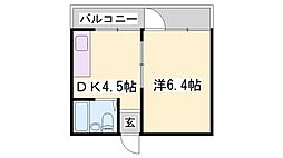 ヒルハイツ A棟 1階/-