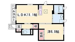 シャーメゾン　フルール 1階/-
