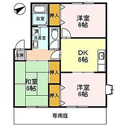 グランメゾン・1 3DKの間取図画像