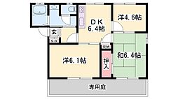 ヴィラ・シャンピニヨンIIF 1階/-