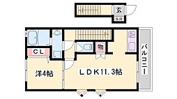 カプラン飾磨V 2階