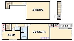 サファイア城北 2階