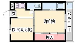ビレッジハウス西夢前第二 3階/-