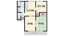 ローゼンハイム 3DKの間取図画像