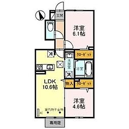 メゾン ベルハープ 1階/-