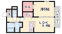 エストレリータ 1LDKの間取図画像