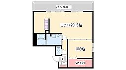 KS駅前町ビル 1LDKの間取図画像