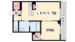 カーサグラス 2階/-