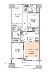 間取図画像 3LDK