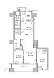 コスモ東京ベイタワー 3LDKの間取図画像