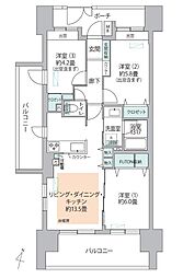 間取図画像 3LDK