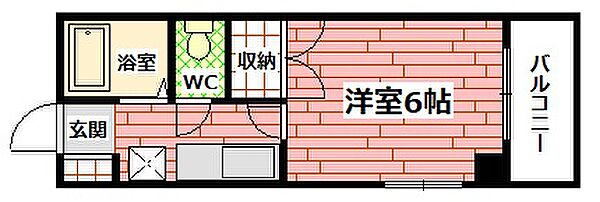 ベルリオ ｜広島県広島市安佐南区西原2丁目(賃貸マンション1K・2階・19.12㎡)の写真 その2