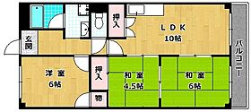 エスパシオ・ディ・鵲  ｜ 大阪府枚方市天之川町（賃貸マンション3LDK・1階・61.05㎡） その2