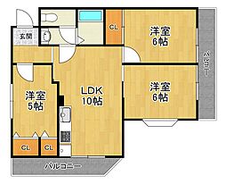 ビューコート香里 3階/-