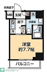 ARCOBALENO HORIKIRISHOBUEN 1Kの間取図画像