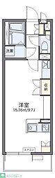 レオネクストフィオーレ ワンルームの間取図画像